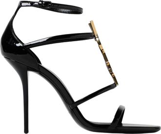 Saint Laurent Dames, Schoenen, Zwart, Maat: 38 1/2 EU Leer
