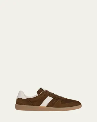 Tom Ford Mens Terence Suede Low-Top Sneakers
