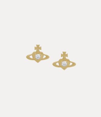 Vivienne Westwood Noella Earrings Gold Silver / Cubic Zirconia Women
