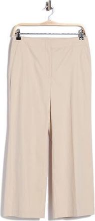 Theory Terena Stretch Cotton Pants in New Sand at Nordstrom Rack, Size 10