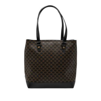 Celine Black Pvc Tote Bag (Pre-Owned)