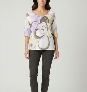 Basler Multicolor Dyed Jersey Top