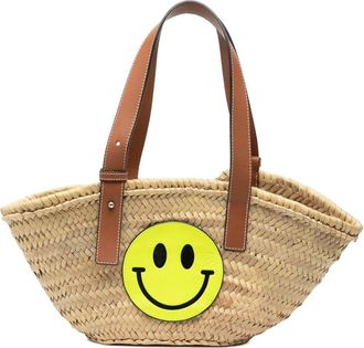Loewe Pre-owned Tote Bags, female, Brown, Size: ONE SIZE Pre-owned Woven Basket Tote
