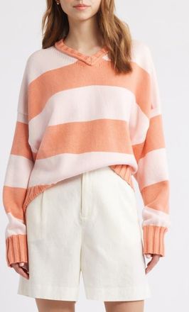 Solid & Striped The Reva Stripe Sweater in Gelato Stripe at Nordstrom, Size X-Small