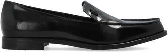 Emporio Armani Loafers, female, Black, Size: 8 1/2 US Icon Loafers