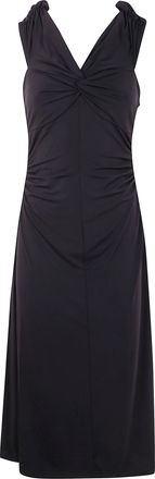 Michael Kors Off Shoulder Twist Midi Dress