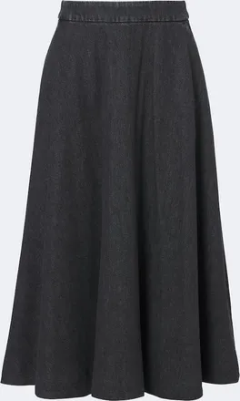 Max Mara Gonna midi di jeans