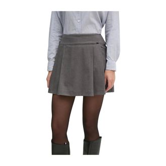 Gaud&igrave; Rokken, Dames, Grijs, L, Polyester, Pliss&eacute; Rok