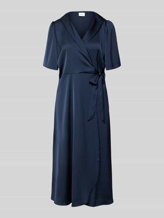 Vila Midikleid in Wickel-Optik Modell VIENNA RAVENNA in Marine, Gr&ouml;&szlig;e 34