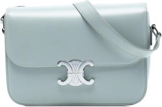 Celine Pre-owned Celine Classique Shiny Calfskin Triomphe Crossbody S-PB-4109