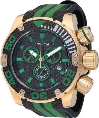 Invicta Sea Hunter 48991 Heren Horloge - Quartz Uurwerk - Roestvrij Staal met zwarte Wijzerplaat - 52mm