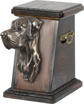 OEM Gran Dan&eacute;s Ii - Urna Para Cenizas De Perro, Elegante Urna Con Estatuilla, Urna Conmemorativa Con Busto De Perro De Art-dog