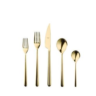 Mepra Linea Flatware Set - 20 Pieces in Gold at Nordstrom