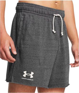 Under Armour Training Shorts - Heren - Korte sportbroeken - Grijs - L - Katoen - Fitness