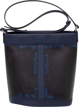 Ader Error Kiez Tote Bag - Dames - Schoudertassen - Blauw - ONE Size - Katoen - Tassen