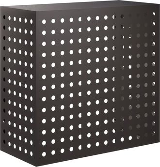 vidaXL Funda Para Aire Acondicionado Negro 110 X 50 X 105 Cm Acero Vidaxl