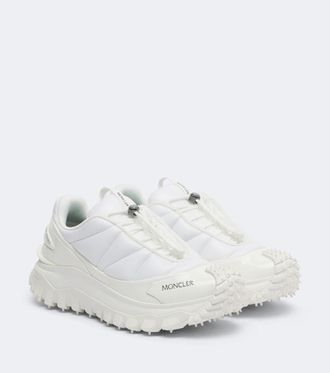 Moncler Trailgrip Puffer leather-trimmed sneakers