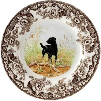 Spode Woodland Hunting Dogs 10.5 Dinner Plate in Black Labrador at Nordstrom