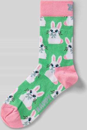 Happy Socks Socken aus Baumwoll-Mix Modell EASTER BUNNY in Gruen, Gr&ouml;&szlig;e 36-40