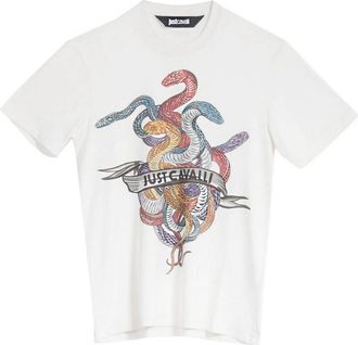 Just Cavalli Snake Heart T-Shirt