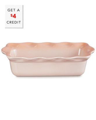 LE CREUSET Heritage Fluted Loaf Pan With $6 Credit