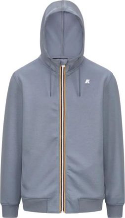 K-Way Rainer Light Spacer Zip-through Sweatshirt - Heren - Vesten met rits - Grijs - S - Hoodies & sweatvesten