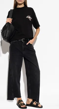 AllSaints T-shirt Valen Etta, Womens, Black