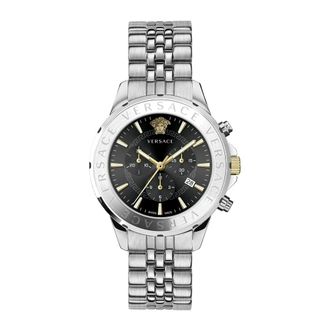 Versace Chronograaf horloge - Heren - Accessoires - Grijs - Maat: ONE Size