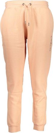 Cavalli Mens Joggers Drawstring Logo Detail - Peach Cotton - Size X-Small