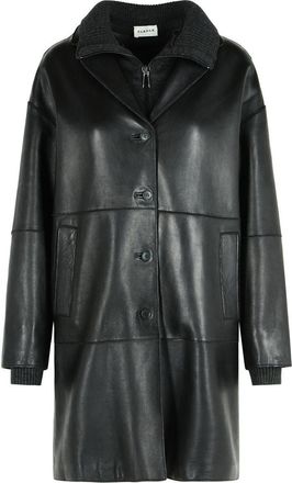 P.A.R.O.S.H. P. A.R. O.S. H. Maciock Black Lambskin Jacket
