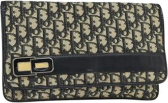 Dior Pre-owned Clutches, female, Multicolor, Size: ONE SIZE Pre-owned Canvas Clutch