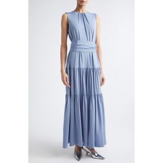 Altuzarra Liza Stretch Jersey Maxi Dress in Amsonia at Nordstrom, Size 42