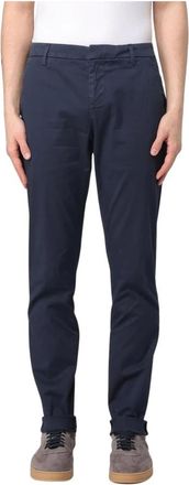 Dondup Heren, Broeken, Blauw, Maat: W30 Katoen