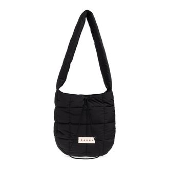 Marni Heren, Tassen, Zwart, Maat: ONE Size Poliester