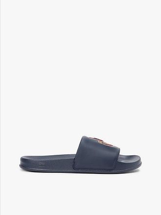 Tommy Hilfiger Crest Appliqu&eacute; Pool Slides