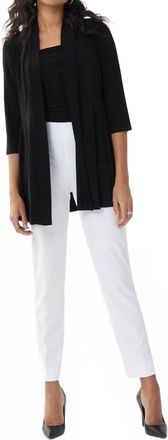Joseph Ribkoff Flowy Open Front Cardigan In Black