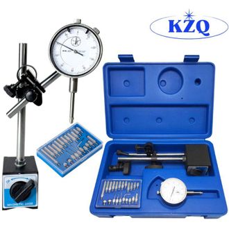Elle Indicador De Cuadrante De 0,010 Mm Con Graduaciones De 0,01 Mm. Base Magn&eacute;tica Para Una Fijaci&oacute;n Estable. Precisi&oacute;n Profesional. Incluye Estuche De Tr