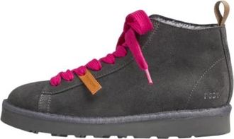 Panchic P001 Sneakers - Dames - Veterlaarzen - Grijs - 38 EU - Leer - Schoenen