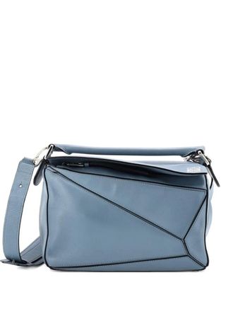 Loewe Puzzle Bag Leather Small satchel - Blue