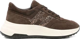 Hogan H669 Sneakers - Dames - Sneakers - Bruin - 35 EU - Leer - Schoenen