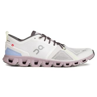 On Cloud X 3 Shift Textile Synthetic Womens Low Top Trainers - Undyed White Heron - Size:UK 6.5