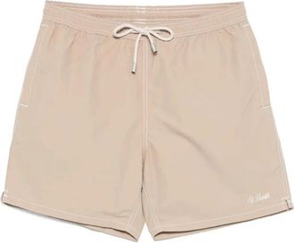 MC2 Saint Barth Patmos Mid-Length Zwemshorts - Heren - Strandmode - Beige - S - Polyester - Badmode