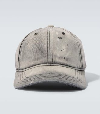 Our Legacy Distressed denim baseball cap