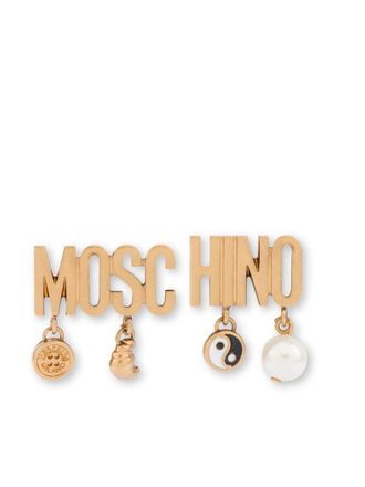 ピアス Moschino SS25 Moschino Earrings (251719143 8478 1612) Moschino heart-shaped clip-on Earrings | Gold | FARFETCH JO