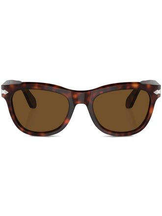 Persol Occhiali da sole squadrati - Marrone