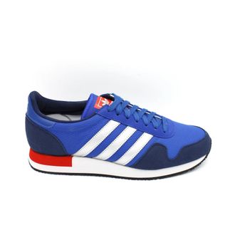 adidas Technische Stoffen Veterschoen met Su&egrave;de Inzetstukken - Heren - Hardloopschoenen - Veelkleurig - 44 2/3 EU - Su&egrave;de - Fitness