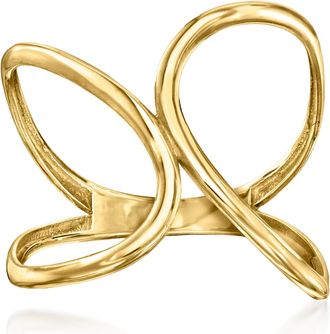 Canaria Canaria 10kt Yellow Gold Freeform Geometric Ring