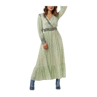 Ibana Kleedjes, Dames, Veelkleurig, L, Maxi Jurk Dalan