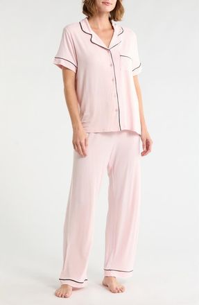 French Connection Piped Pajamas in Heavenly Pink at Nordstrom Rack, Size X-Large