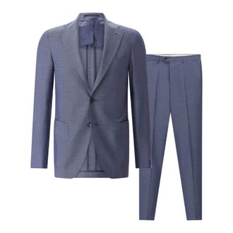 Tagliatore Single Breasted Suits, male, Blue, Size: 2XL Single Breasted Suits